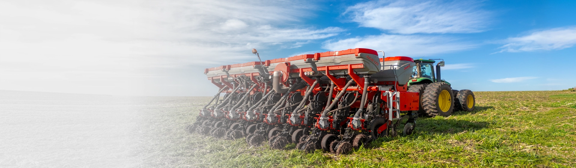 Plantadeira agr&iacute;cola JM Agilizepara m&eacute;dias propriedades